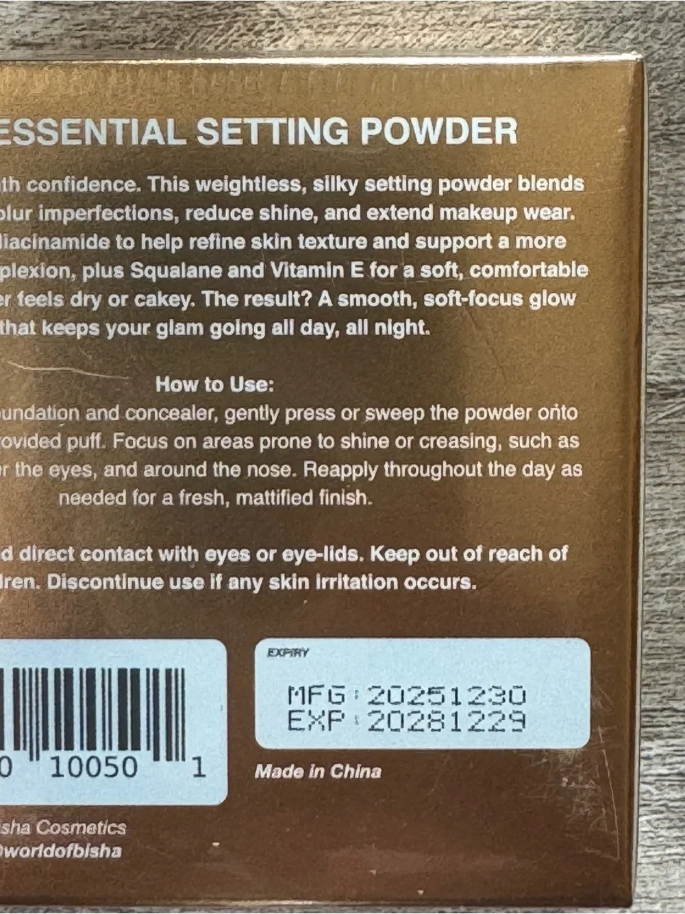 BISHA The Essential Setting Powder in Tokyo Translucent